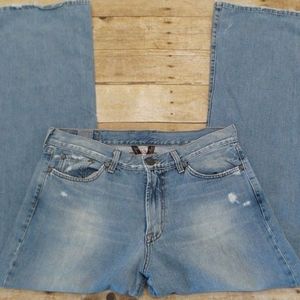 LUCKY BRAND MEN'S DENIM BOOT CUT JEANS LIGHT BLUE